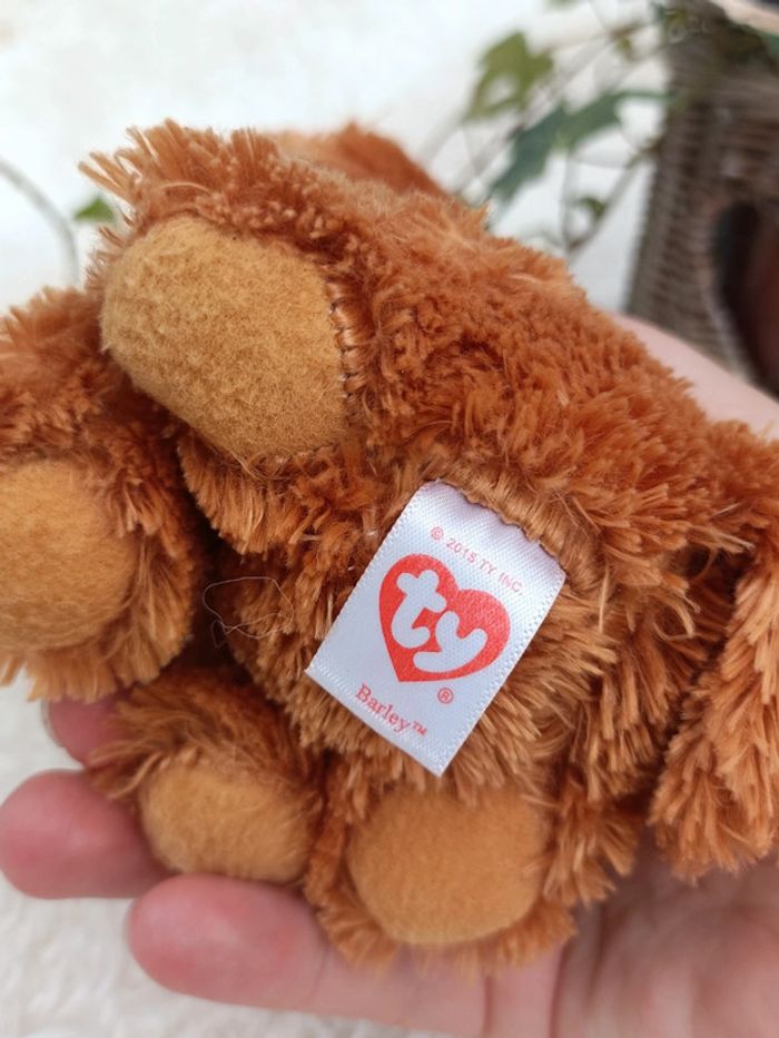 Peluche chien marron Ty - photo numéro 3