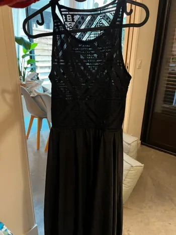 Robe longue noire