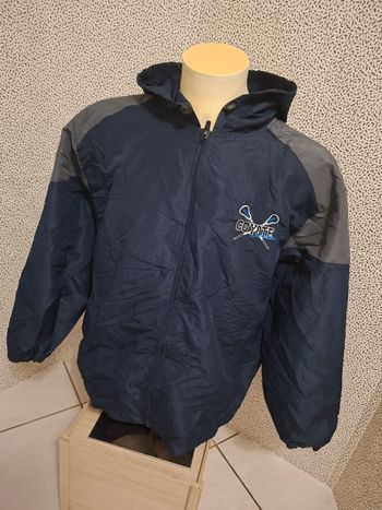Coupe-vent vintage US Badger Sport Coyote Lacrosse brodé taille L