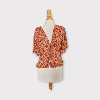 blouse 'Zara' abricot taille S