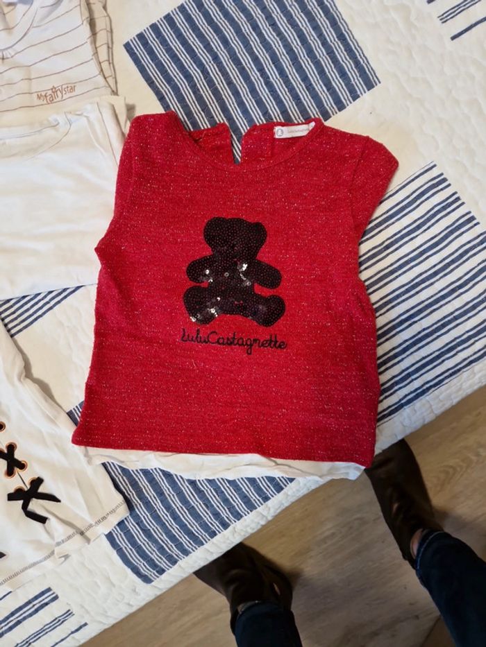 Tee shirts lot fille - photo numéro 6
