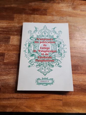 Livre : Promptuaire des publications