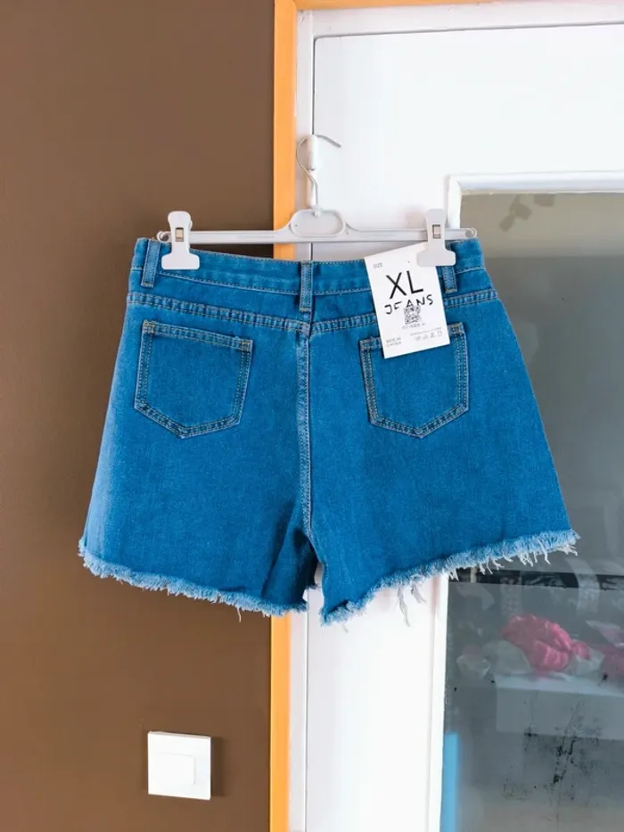 Short bleu foncé femme XL - photo numéro 7