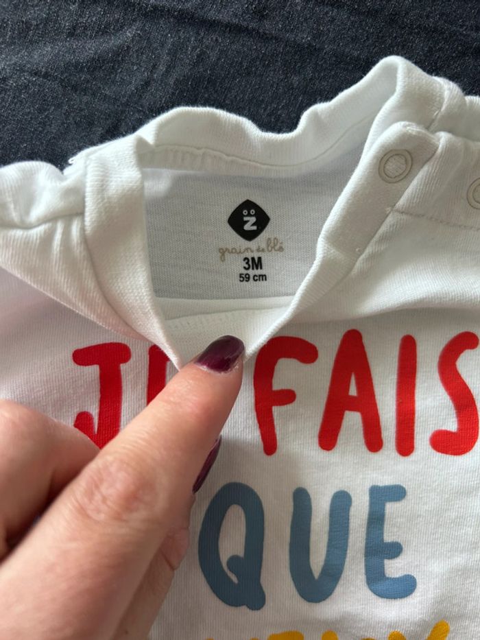 Haut bébé garçon 3 mois - photo numéro 2