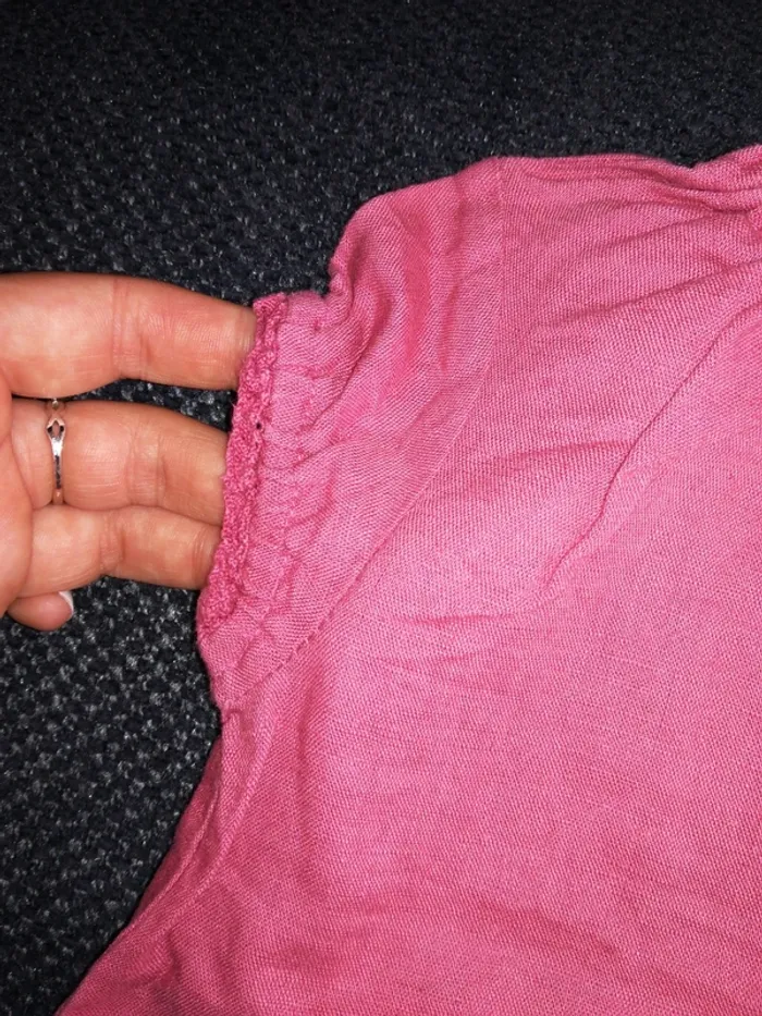Magnifique ensemble pantalon tee-shirt, été, bébé fille, 6mois - photo numéro 3