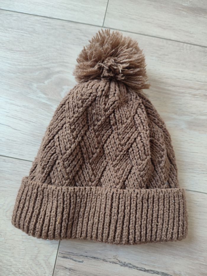 Bonnet marron kiabi