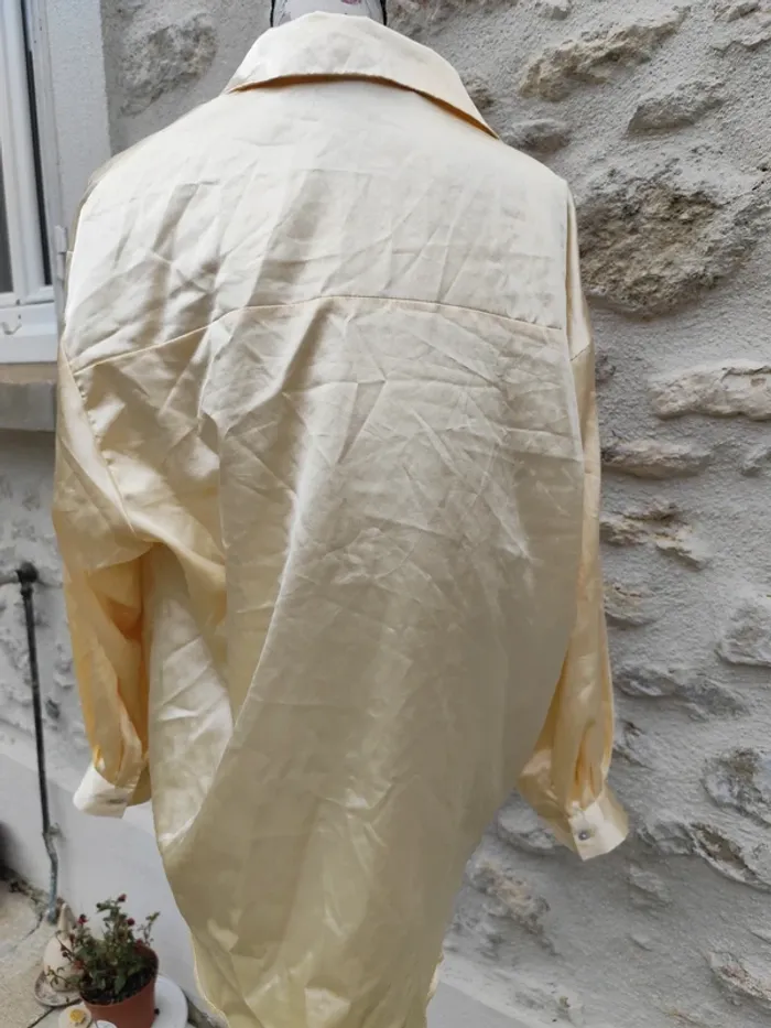 Superbe chemise femme couleur or taille M - photo numéro 8