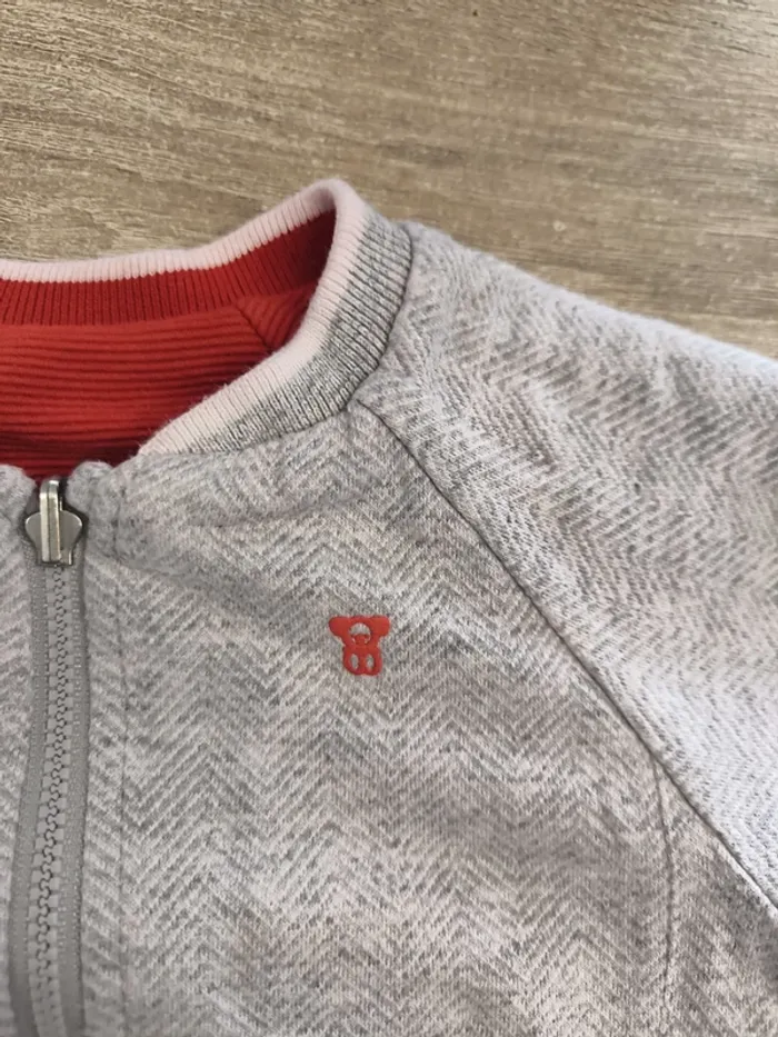 Gilet zippé réversible garçon 18 mois obaibi Koala 🐨 - photo numéro 13