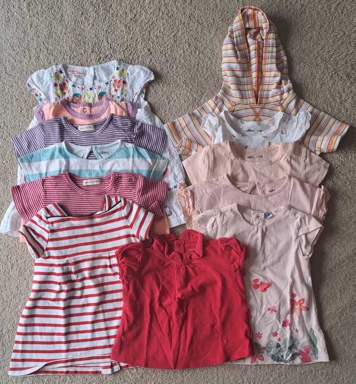 Très gros lot de vêtements fille taille 12 mois - photo numéro 7