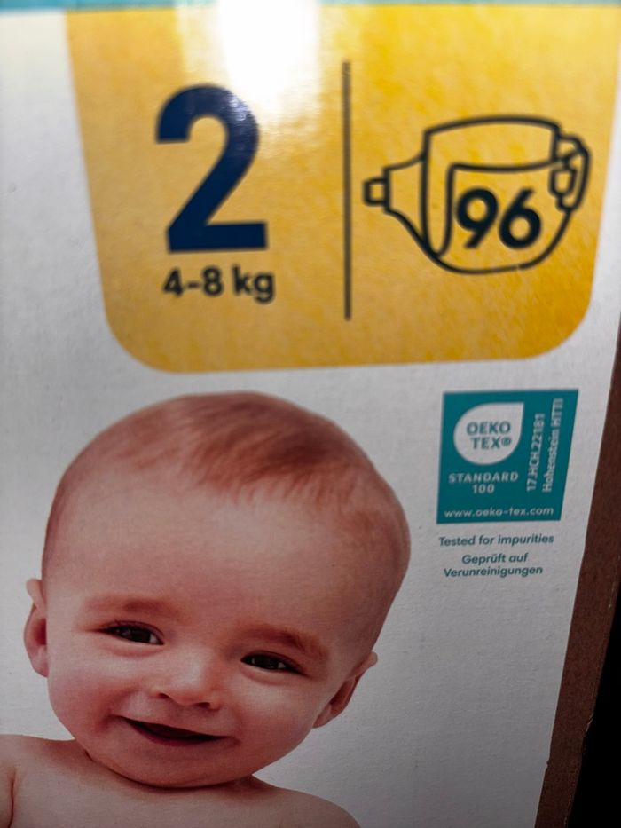 Maxi-Pack De 96 Couches Pampers Harmonie Neuf Dans L’emballage Taille:2. - photo numéro 2