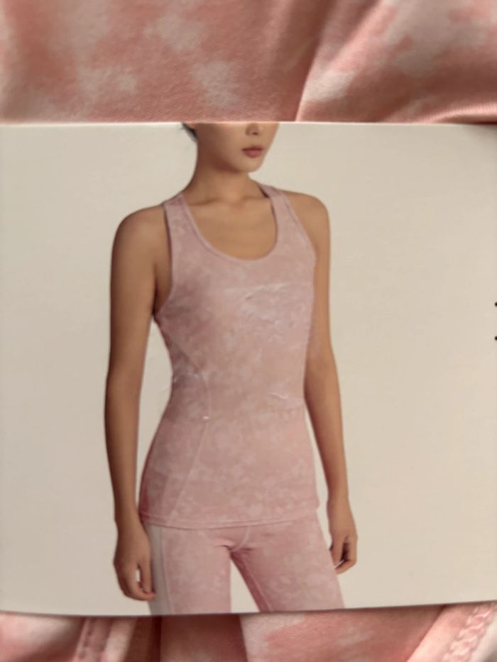 Débardeur de sport rose Lulu castagnette L/XL - photo numéro 2