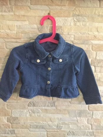Blouson jean à basque 18M