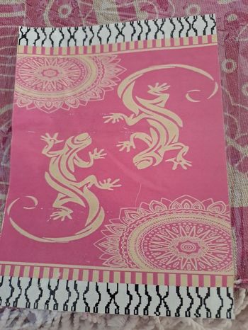 fouta, serviette de plage ROSE