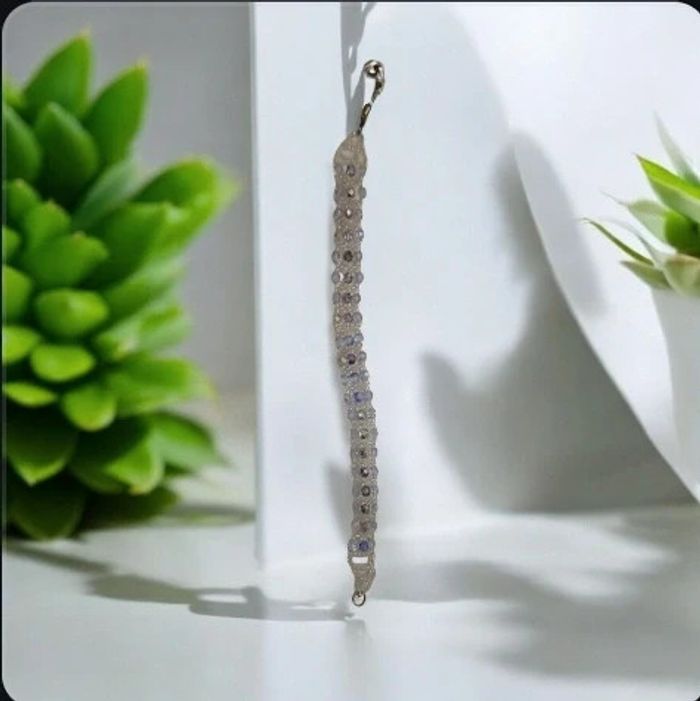 Bracelet pour femme avec perles swarovski fait main 20 cm