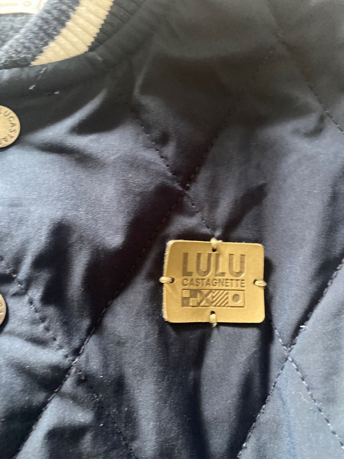 Veste bleue marine à pressions Lulu castagnette 8 ans - photo numéro 3