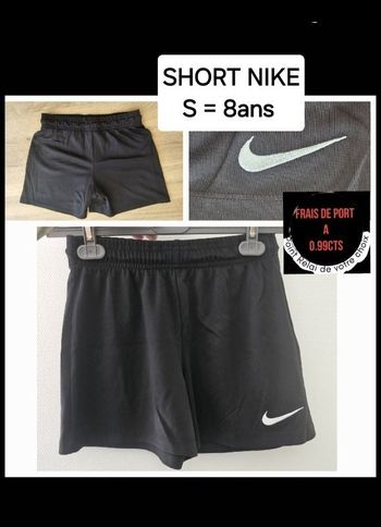 Short sport nike 8 ans garçon ( équipement sport foot)