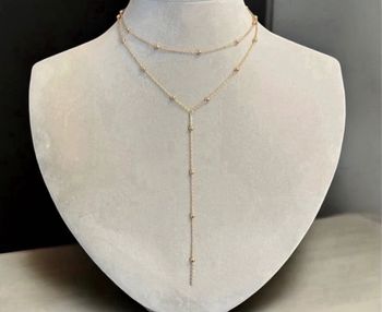 Collier doré pour femme
