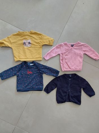 Lot pull fille 3 mois hiver