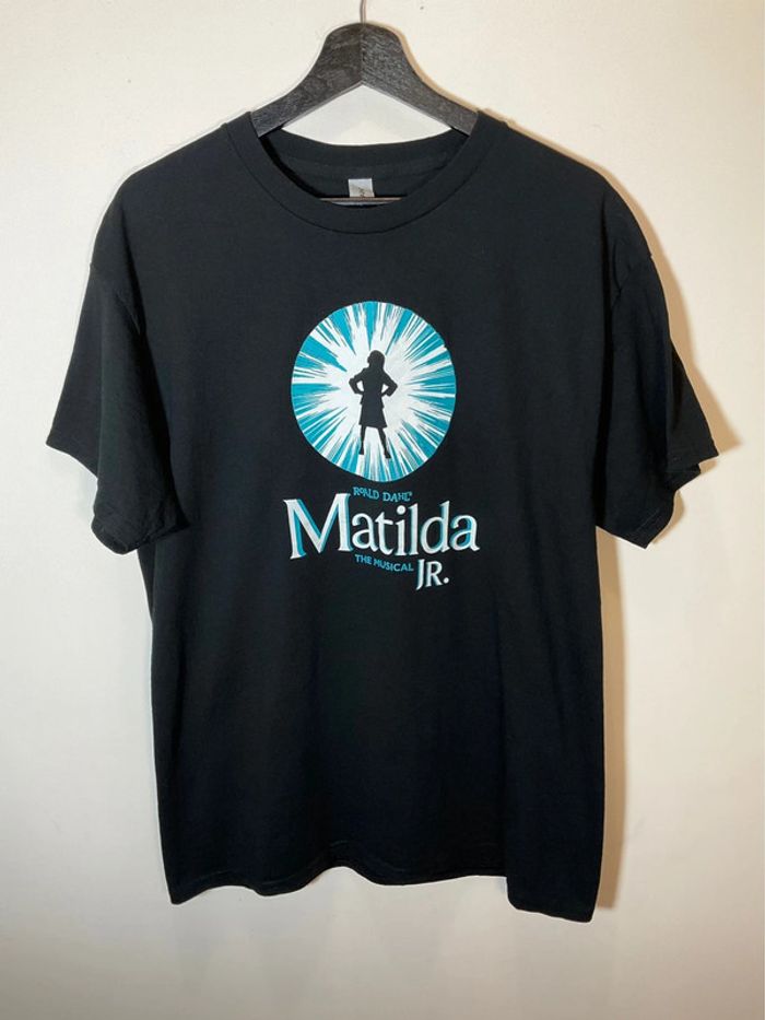 T-shirt noir pour homme Matilda jr The Musical taille L 381
