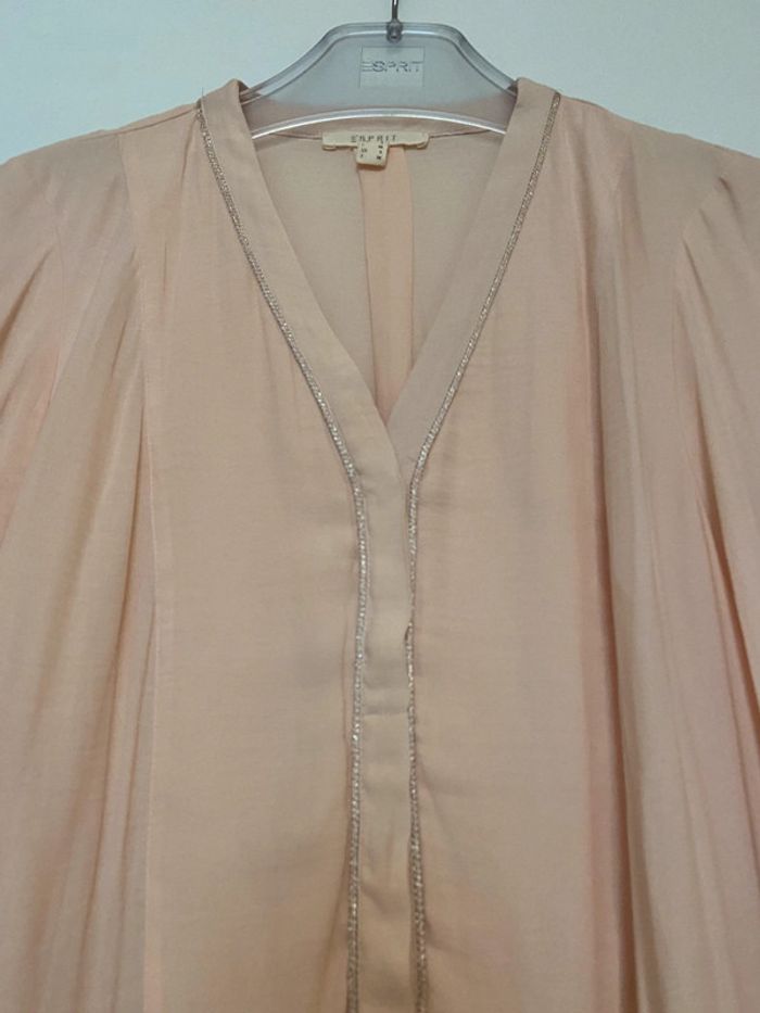Chemise rose poudré femme M - photo numéro 3