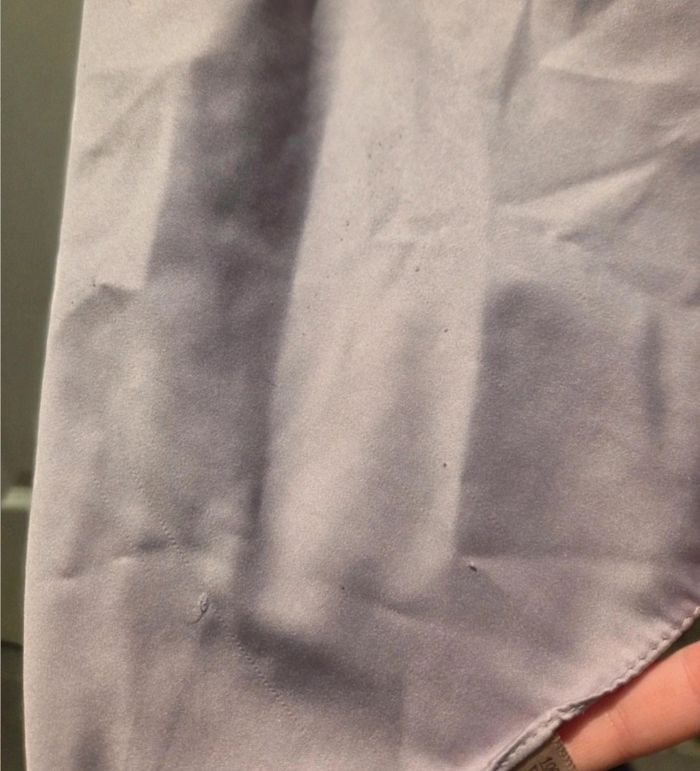 Foulard lavande satine - photo numéro 2