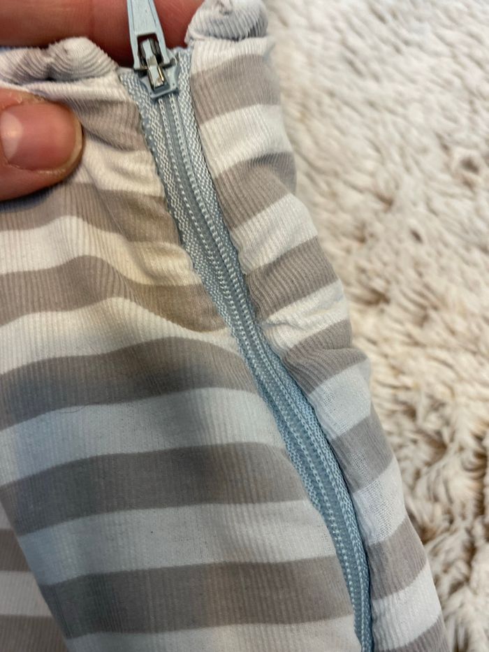 Gigoteuse grise à rayures - Cadet Rouselle - Taille 2 - photo numéro 4