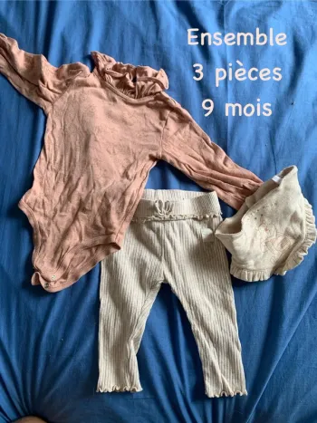 🧸 Ensemble 3 pièces Disney Winnie l’ourson – 9 mois mixte 🧸