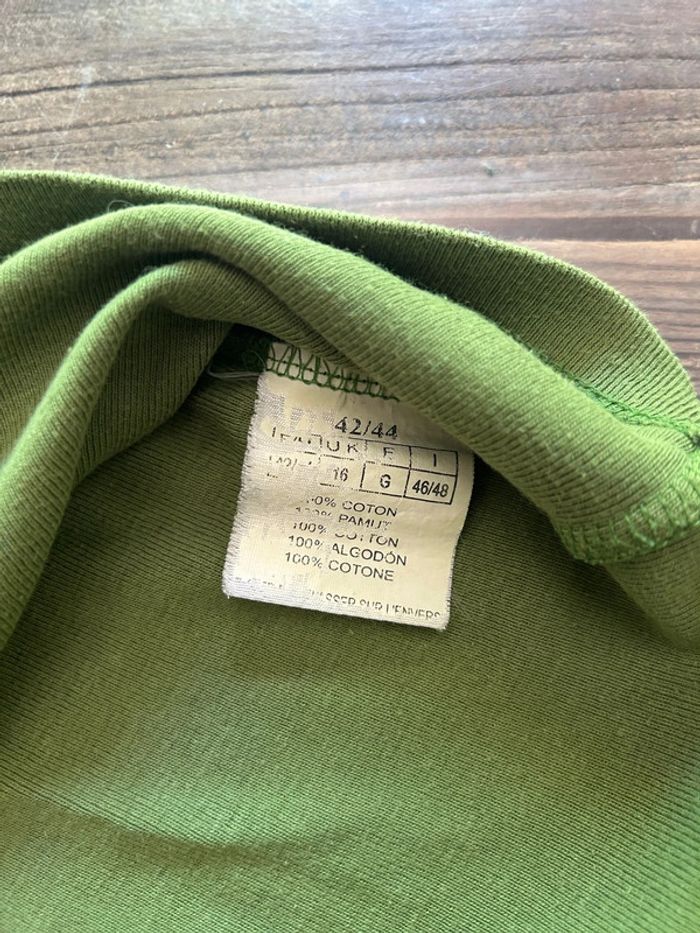Débardeur en coton kaki vert - perroquets in extenso 42/44 - photo numéro 3
