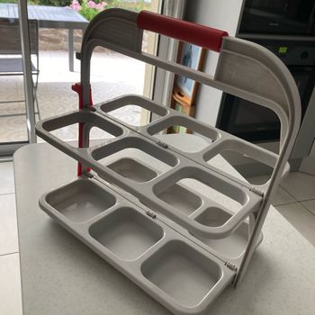 Panier pur 6 bouteilles pliables