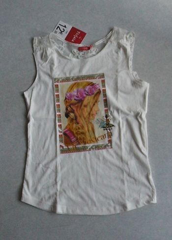 Maillot blanc imprimé