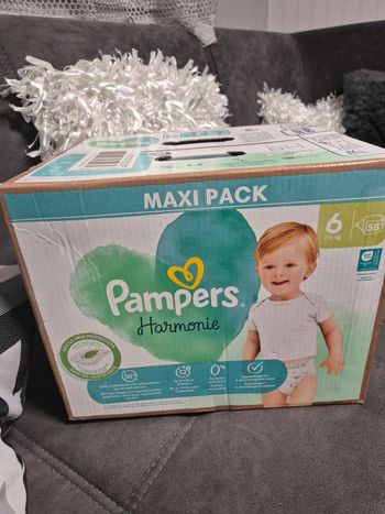 Pampers Harmonie Maxi.pack taille 6 - 58 couches