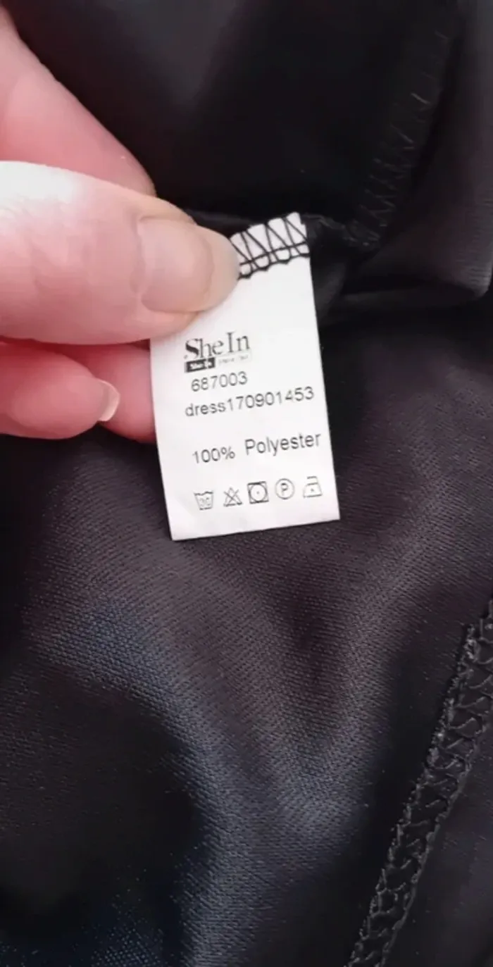 Superbe petite robe noire shein taille 36 - photo numéro 8