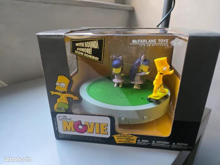 Figurine set Simpsons McFarlane Doodle Double dare Bart Sherry & Terry