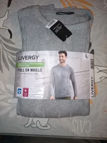 Pull en maille homme taille L