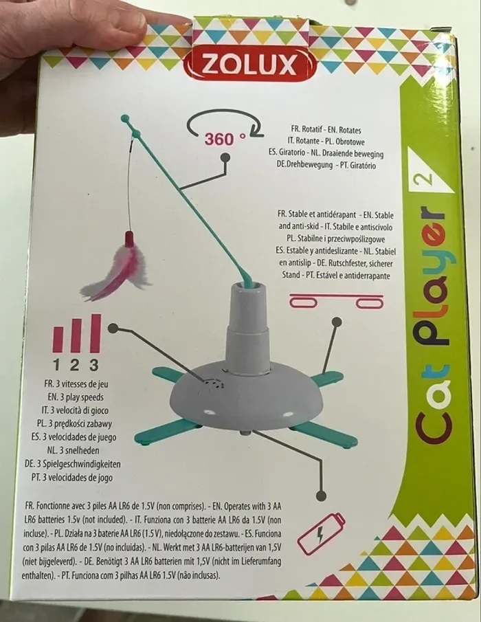 Jeu pour chat Zolux Cat Player 2 neuf dans l'emballage - photo numéro 7