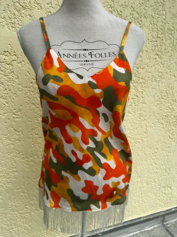 🧡Top a franges original et estival🧡