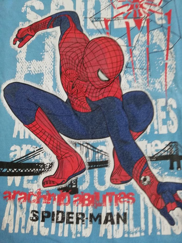 8 ans tee-shirt manches longues spider-man spiderman - photo numéro 4