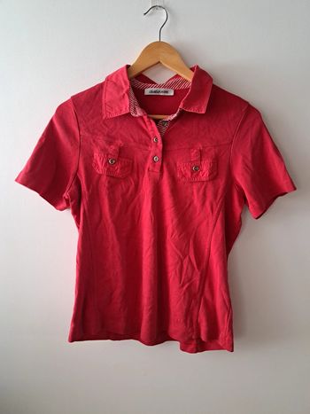 Polo rouge Christine Laure