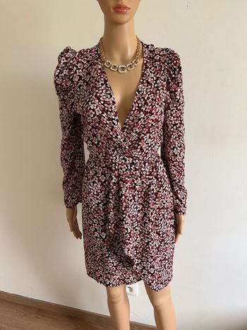 Robe imprimée fleurie à manches longues Morgan taille 38 jamais portée
