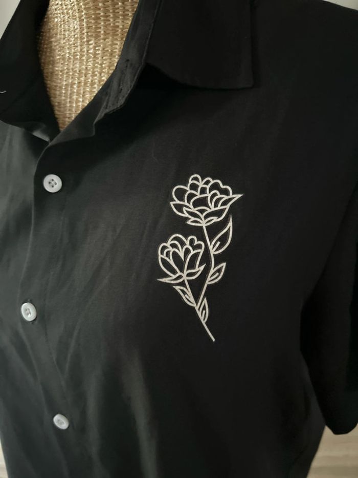 Chemise imprimée d’une rose manfinity - photo numéro 3