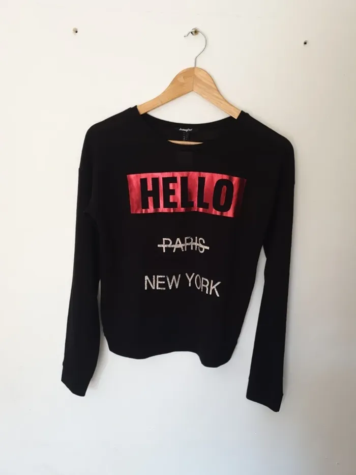 Pull maille fine HELLO A1195