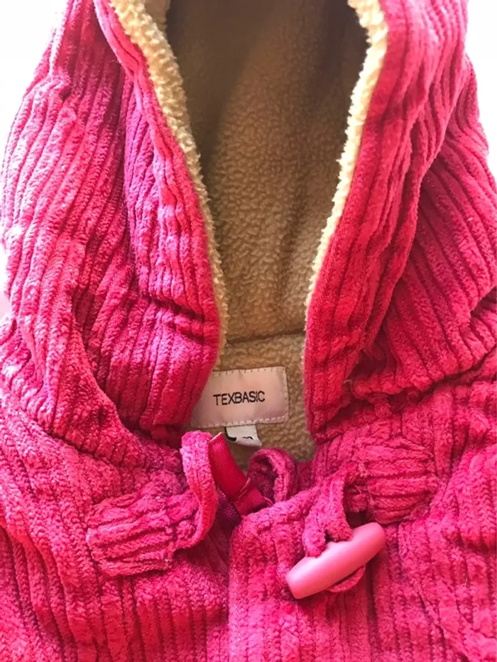 Veste à capuche bébé 6 mois fille - photo numéro 3