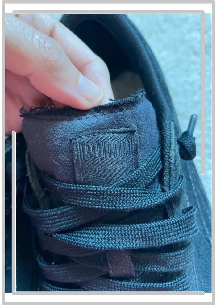 Basket puma Suède noir taille 38,5 - photo numéro 6