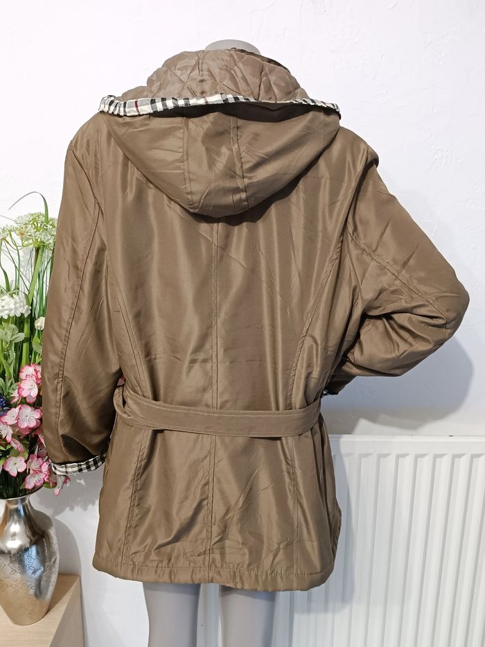 Manteau marron grande taille - photo numéro 3