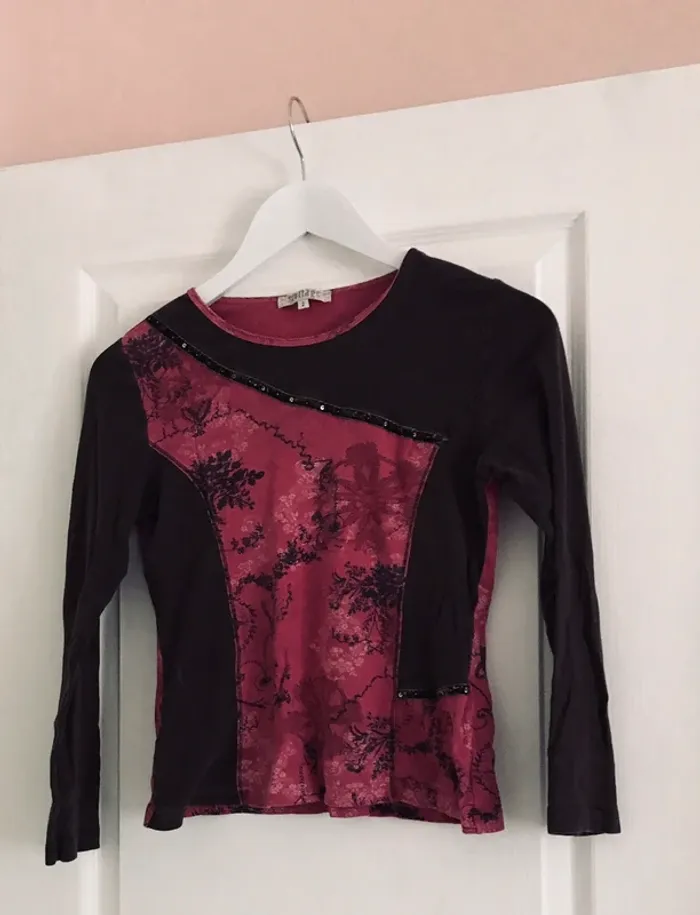 # polo manches longues femme, taille 38/40#