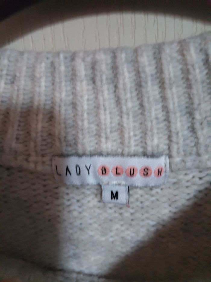 Pull femme gris clair - photo numéro 5