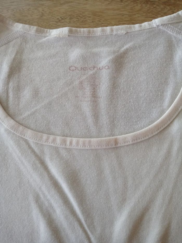 T-shirt blanc Quechua - photo numéro 2