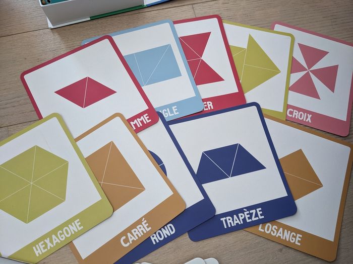 10 cartes educatives formes géométriques - photo numéro 2