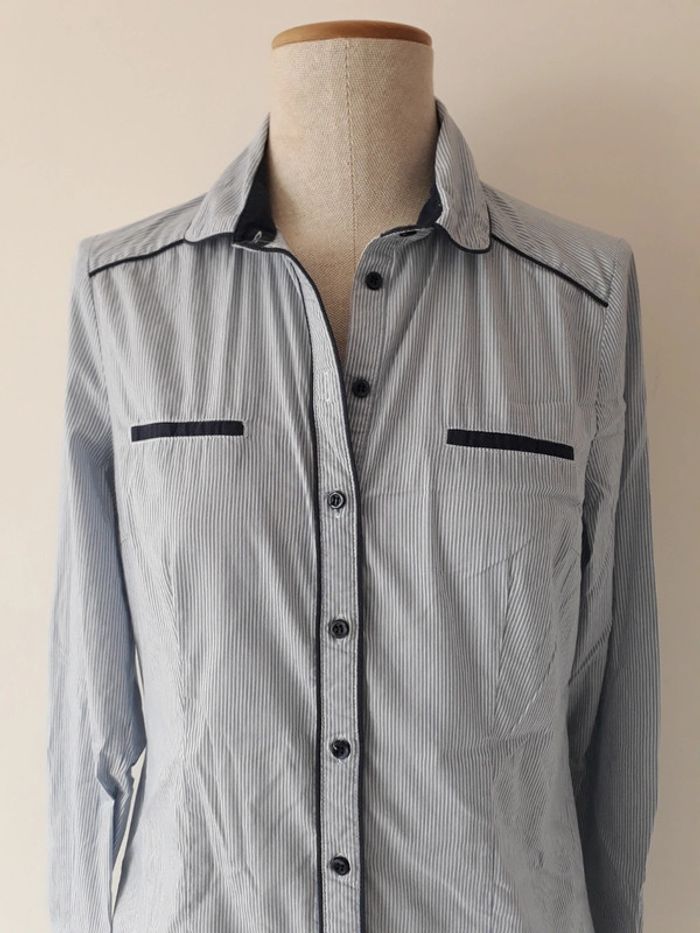 Chemisier à Rayures Pimkie Taille M💞🌿jusqu'à-30% de Réductions sur lot - photo numéro 2