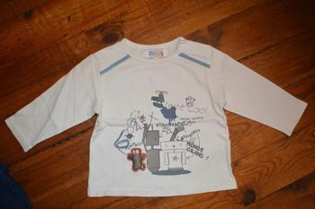 Teeshirt manches longues 12 mois - 1 an La Compagnie des Petits